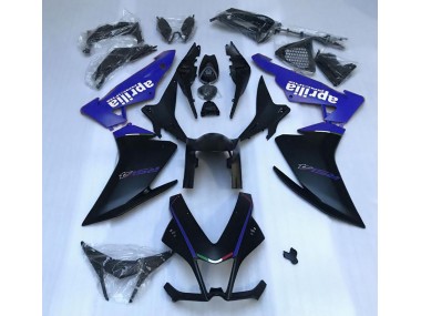 2010-2015 Matte Black & Blue Aprilia RSV4 1000 Fairings Canada