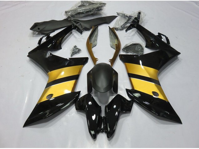 2011-2012 Gold Black CBR Design Honda CBR600F Fairings Canada