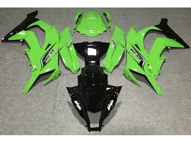 2011-2015 Gloss Green & Logos Kawasaki ZX10R Fairings Canada