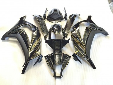 2011-2015 Gold Trim Kawasaki ZX10R Fairings Canada