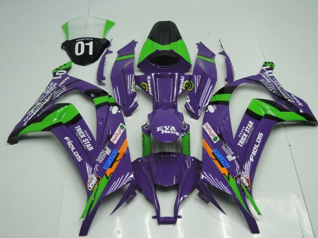 2011-2015 OEM Style Purple Kawasaki ZX10R Fairings Canada