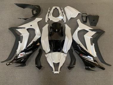 2011-2015 Pearl White & Black Kawasaki ZX10R Fairings Canada