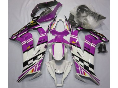 2011-2015 Purple Black and White Kawasaki ZX10R Fairings Canada