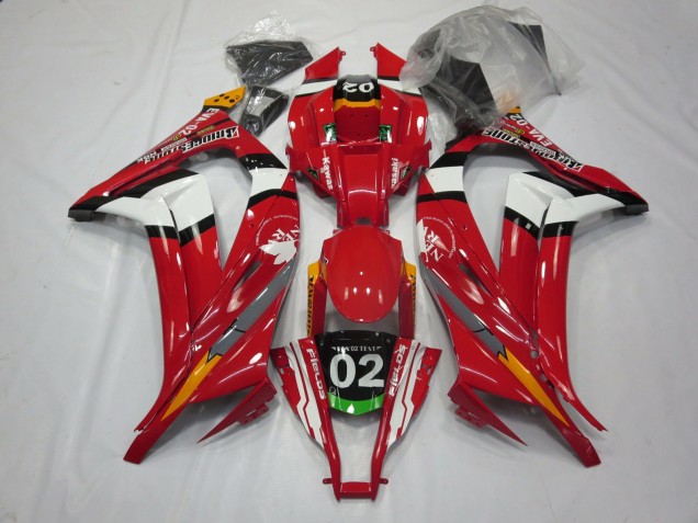 2011-2015 Red 02 Kawasaki ZX10R Fairings Canada