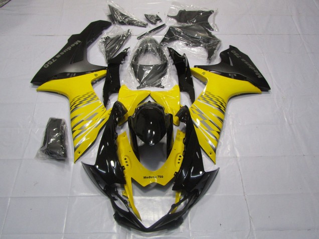 2011-2020 Yellow Matte Black Suzuki GSXR 600-750 Fairings Canada 2011-2020 Yellow Matte Black Suzuki GSXR 600-750 Fairings Canada