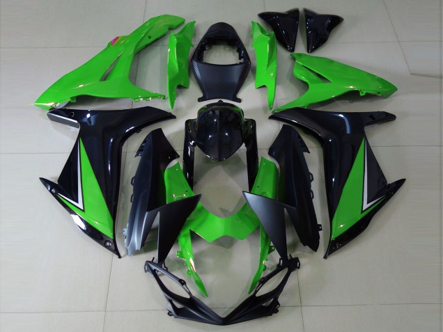 2011-2020 Gloss Green and Black Suzuki GSXR 600-750 Fairings Canada