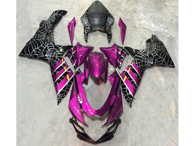 2011-2020 Gloss Pink Spider Suzuki GSXR 600-750 Fairings Canada