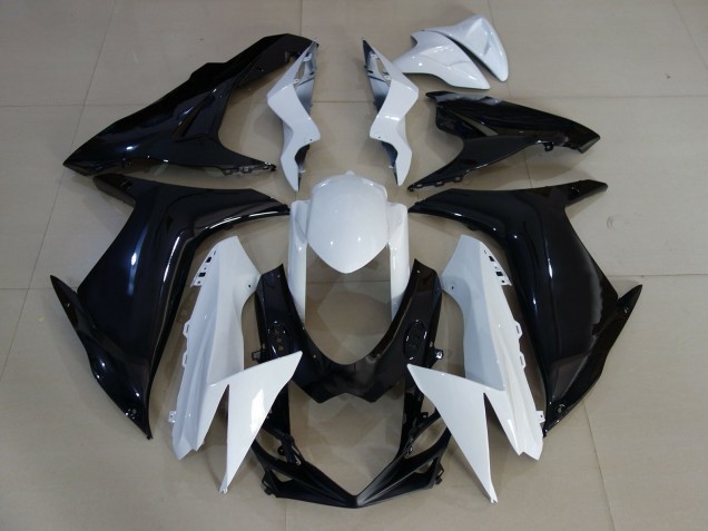 2011-2020 Gloss White and Black Suzuki GSXR 600-750 Fairings Canada
