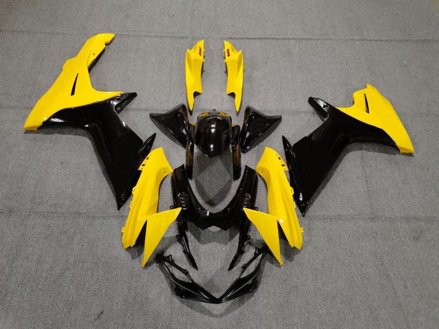2011-2020 Gloss Yellow and Black Suzuki GSXR 600-750 Fairings Canada