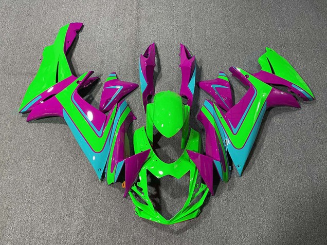 2011-2020 Green Light Blue and Magenta Suzuki GSXR 600-750 Fairings Canada