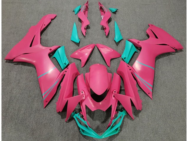 2011-2020 Matte Hot Pink and Teal Suzuki GSXR 600-750 Fairings Canada 2011-2020 Matte Hot Pink and Teal Suzuki GSXR 600-750 Fairings Canada