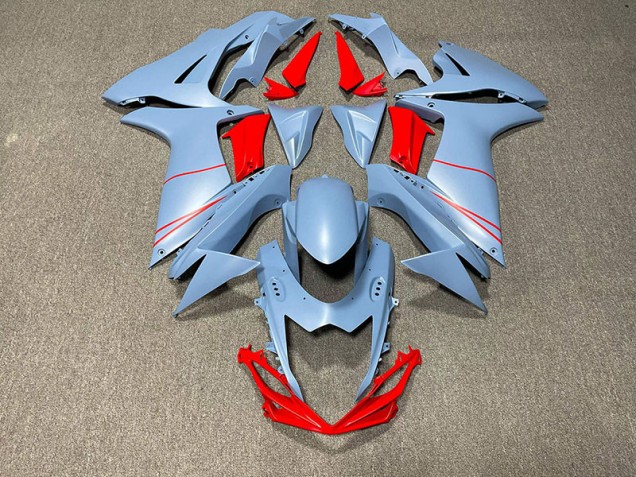 2011-2020 Matte Sky Blue & Red Suzuki GSXR 600-750 Fairings Canada 2011-2020 Matte Sky Blue & Red Suzuki GSXR 600-750 Fairings Canada