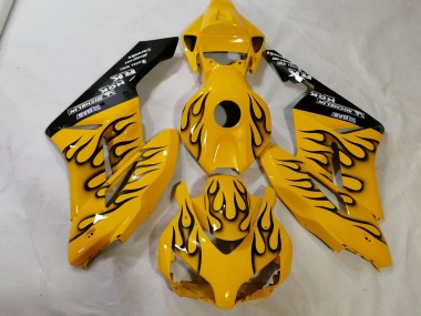 2012-2016 Custom Yellow Flame Honda CBR1000RR Fairings Canada