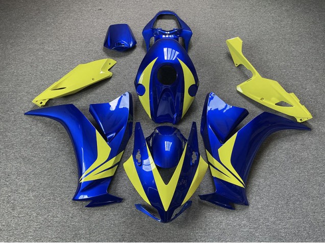 2012-2016 Gloss Blue and High Vis Yellow Honda CBR1000RR Fairings Canada 2012-2016 Gloss Blue and High Vis Yellow Honda CBR1000RR Fairings Canada