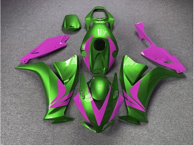 2012-2016 Gloss Green and Pink Honda CBR1000RR Fairings Canada 2012-2016 Gloss Green and Pink Honda CBR1000RR Fairings Canada