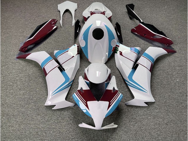 2012-2016 Gloss Light Blue and Maroon Honda CBR1000RR Fairings Canada