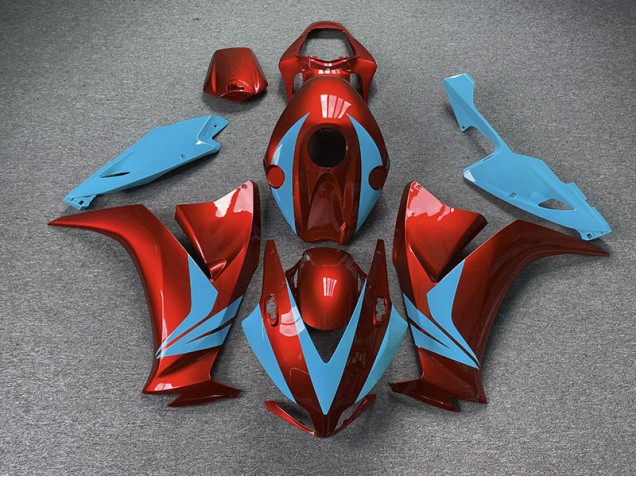 2012-2016 Gloss Red and Light Blue Honda CBR1000RR Fairings Canada 2012-2016 Gloss Red and Light Blue Honda CBR1000RR Fairings Canada