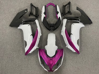 2012-2016 Gloss White & Magenta Kawasaki Ninja 650R Fairings Canada