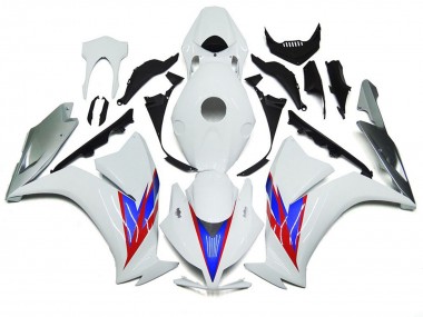 2012-2016 Gloss White and Silver Honda CBR1000RR Fairings Canada