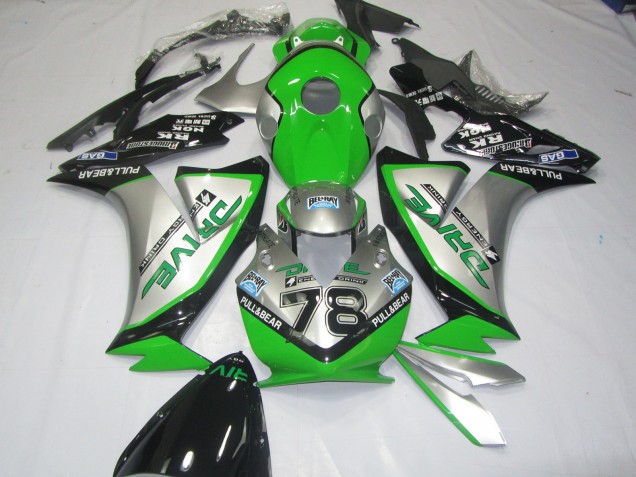 2012-2016 Green Silver Honda CBR1000RR Fairings Canada 2012-2016 Green Silver Honda CBR1000RR Fairings Canada