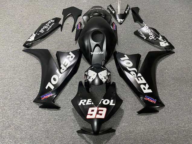 2012-2016 Matte Black Repsol Honda CBR1000RR Fairings Canada 2012-2016 Matte Black Repsol Honda CBR1000RR Fairings Canada