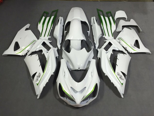 2012-2019 Pearl White Custom Kawasaki ZX14R Fairings Canada