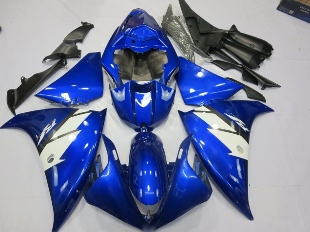 2013-2014 Blue and White Yamaha R1 Fairings Canada 2013-2014 Blue and White Yamaha R1 Fairings Canada