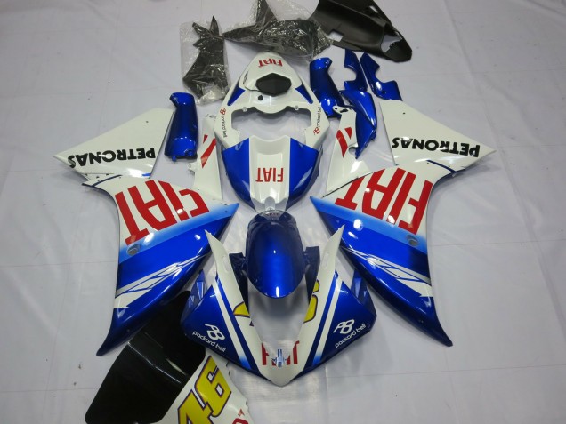 2013-2014 Fiat with Light Blue Yamaha R1 Fairings Canada 2013-2014 Fiat with Light Blue Yamaha R1 Fairings Canada