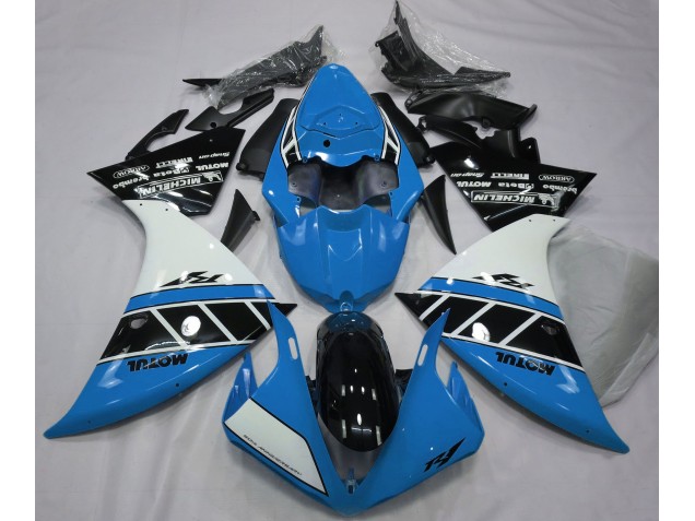 2013-2014 Gloss Light Blue White and Black Yamaha R1 Fairings Canada