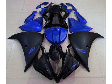 2013-2014 Matte Black and Blue Yamaha R1 Fairings Canada
