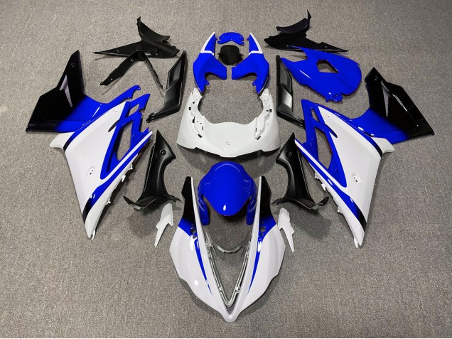 2013-2016 Gloss White and Blue Triumph Daytona 675 Fairings Canada