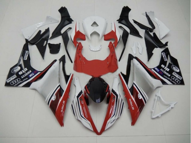 2013-2016 Red white and Black Style Triumph Daytona 675 Fairings Canada