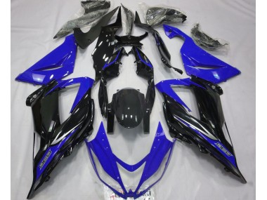 2013-2018 Black and Blue Kawasaki ZX6R Fairings Canada