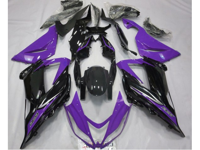 2013-2018 Black and Purple Kawasaki ZX6R Fairings Canada