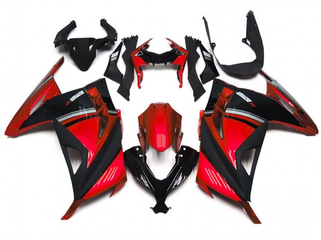 2013-2018 Gloss Red Kawasaki Ninja 300 Fairings Canada 2013-2018 Gloss Red Kawasaki Ninja 300 Fairings Canada