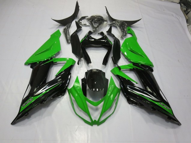 2013-2018 Green Black Kawasaki ZX6R Fairings Canada 2013-2018 Green Black Kawasaki ZX6R Fairings Canada