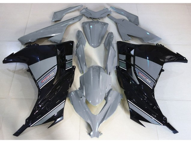 2013-2018 Nardo Grey and Black Kawasaki Ninja 300 Fairings Canada 2013-2018 Nardo Grey and Black Kawasaki Ninja 300 Fairings Canada