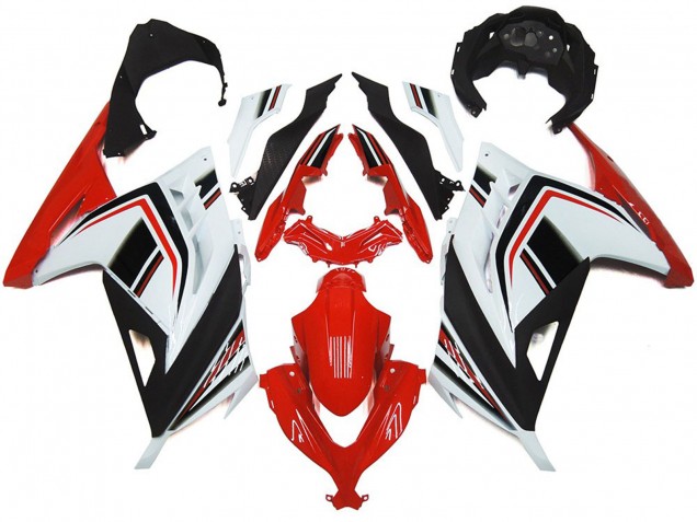 2013-2018 Red White and Black Gloss Kawasaki Ninja 300 Fairings Canada 2013-2018 Red White and Black Gloss Kawasaki Ninja 300 Fairings Canada