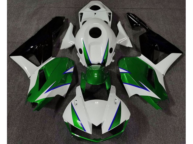 2013-2020 Gloss Green White and Blue Honda CBR600RR Fairings Canada