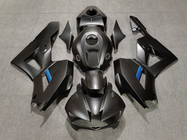 2013-2020 Matte Black w Blue Honda CBR600RR Fairings Canada 2013-2020 Matte Black w Blue Honda CBR600RR Fairings Canada