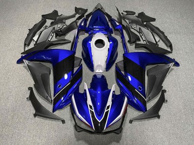 2015-2018 Blue Black and White Yamaha R3 Fairings Canada