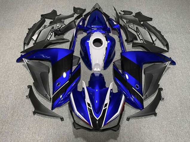 2015-2018 Blue Black and White Yamaha R3 Fairings Canada