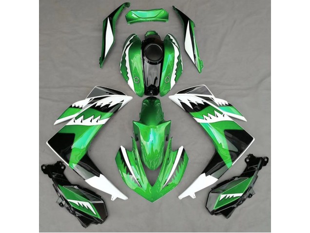 2015-2018 Green Shark Yamaha R3 Fairings Canada 2015-2018 Green Shark Yamaha R3 Fairings Canada