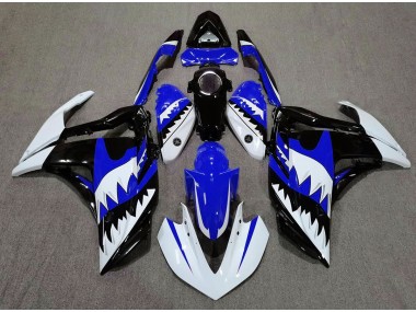 2015-2018 White Shark & Blue Yamaha R3 Fairings Canada