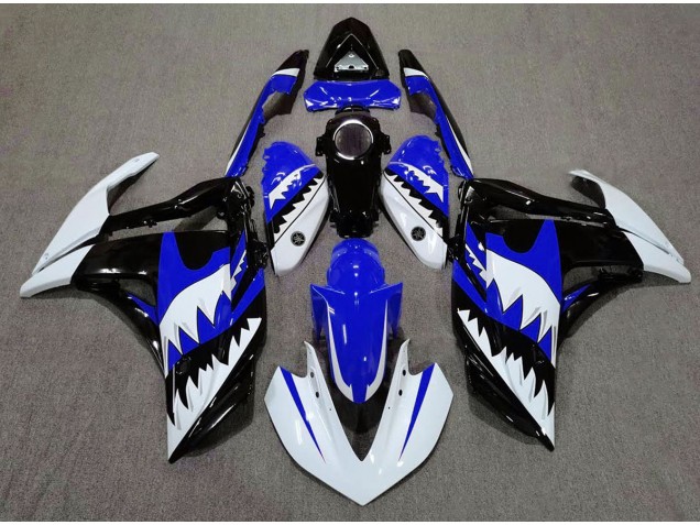 2015-2018 White Shark & Blue Yamaha R3 Fairings Canada