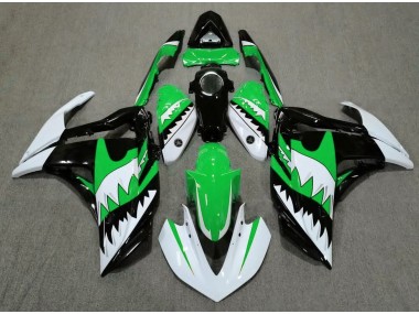 2015-2018 White Shark & Green Yamaha R3 Fairings Canada