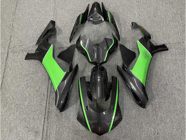 2015-2019 Carbon Fiber & Green Yamaha R1 Fairings Canada 2015-2019 Carbon Fiber & Green Yamaha R1 Fairings Canada