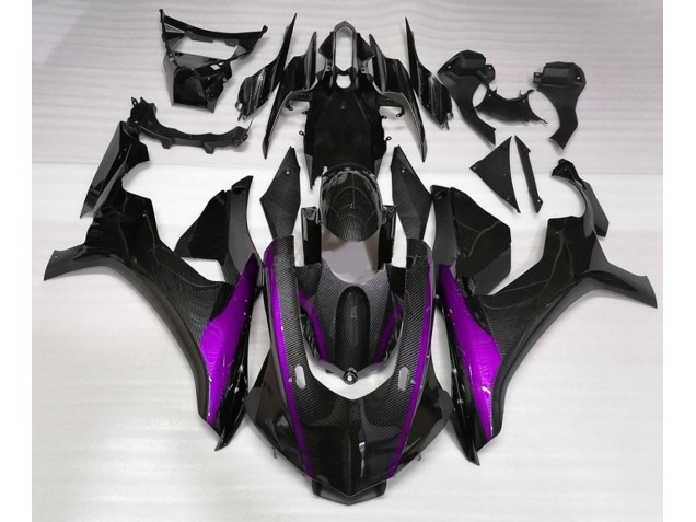 2015-2019 Carbon Fiber Style & Purple Yamaha R1 Fairings Canada 2015-2019 Carbon Fiber Style & Purple Yamaha R1 Fairings Canada