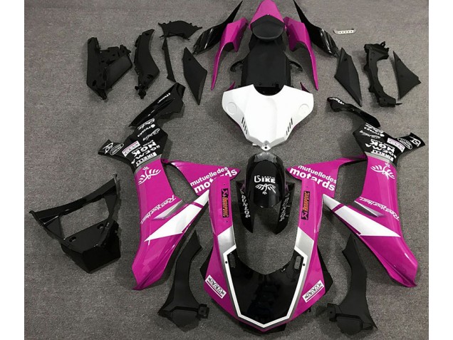 2015-2019 Gloss Pink Logo Style Yamaha R1 Fairings Canada 2015-2019 Gloss Pink Logo Style Yamaha R1 Fairings Canada