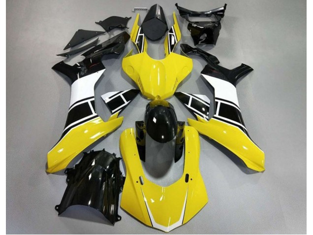 2015-2019 Gloss Yellow White and Black Yamaha R1 Fairings Canada